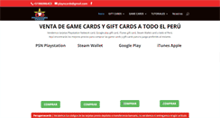 Desktop Screenshot of perugamecards.com