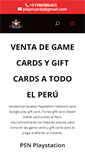 Mobile Screenshot of perugamecards.com